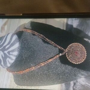 Beaded necklessplus display